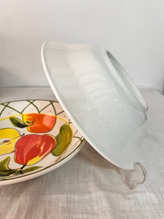 2 Fuentes Cerámica Frutas