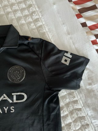 Camiseta Futebol Man. City Puma Preta