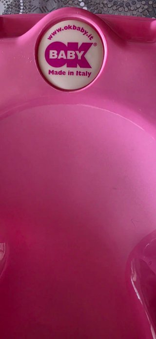 Bañera bebé rosa 0-3 años