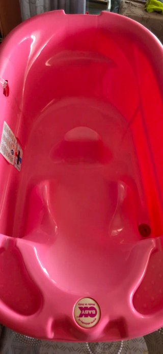 Bañera bebé rosa 0-3 años