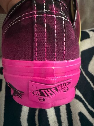 Zapatillas Vans Moradas y Rosas