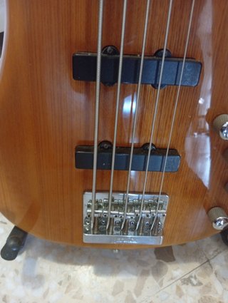 Warwick 5 Rockbass Corvette 2006 Acabado Madera