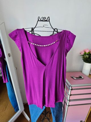 Blusa Roxo Tamanho Único