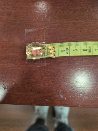 Pendientes Oro 18k Rosa de Francia panderetas