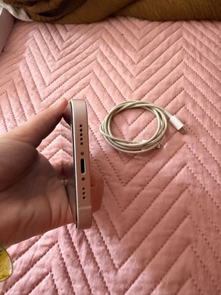 iPhone 13 Rosa/Plata con Cable