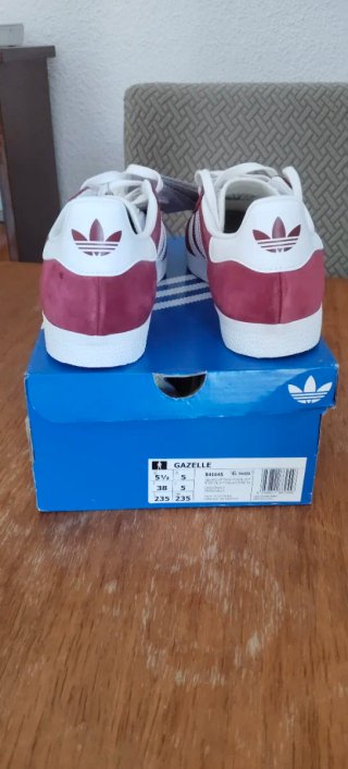Adidas Gazelle granates Talla 38 Nuevas