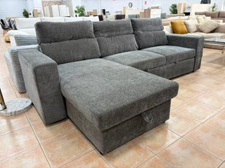 sofá cama chaiselongue 4 plazas + arcon 275cm