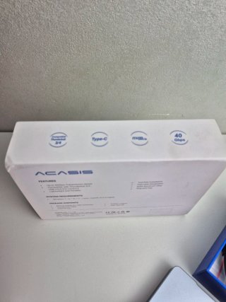 Acasis TBU401 SSD M.2 NVMe Thunderbolt 3/4 40G
