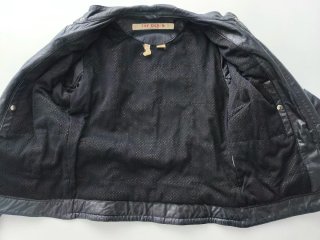 Chaqueta Cuero Y2K Motera Parches