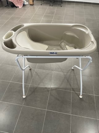 Bañera bebé con soporte plegable