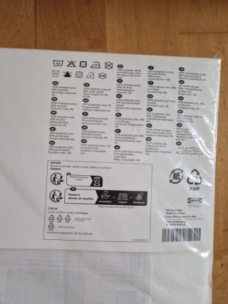 Cortinas Ikea (dos pares, para dos ventanas)