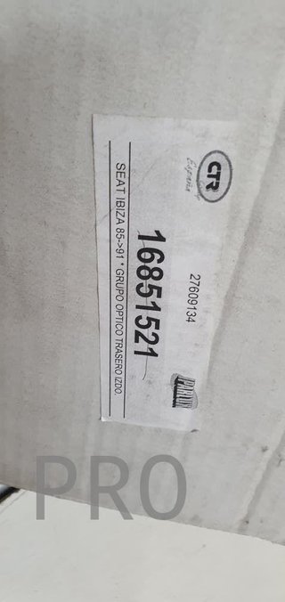 piloto seat ibiza mk1 izquierdo nuevo