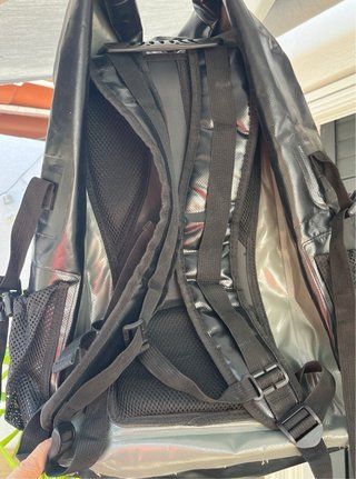 Mochila Estanca 30L Negra y Turquesa