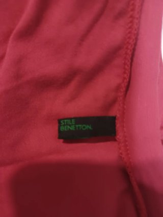 Vestido Benetton rosa sin mangas