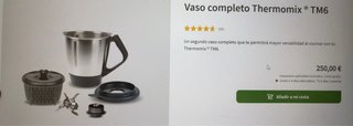 Vaso Thermomix TM6 como nuevo completo