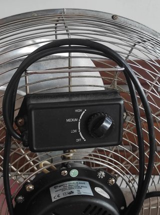 Ventilador industrial metálico potente