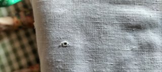Blusa blanca algodón y lino talla L