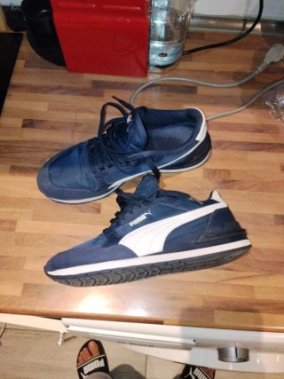 Zapatillas Puma Azul y Blanco