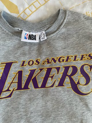 Sudadera Los Angeles Lakers Gris Talla XXS
