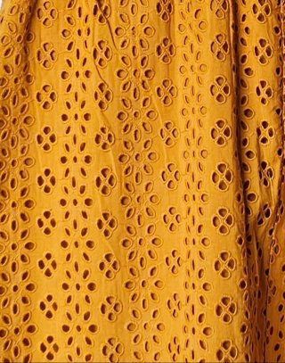 Vestido amarillo Warehouse