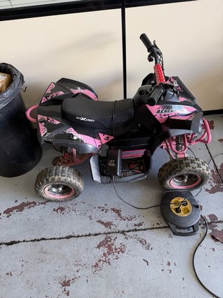 Quad Infantil Rosa y Blanco 2
