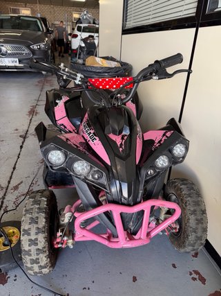 Quad Infantil Rosa y Blanco 2