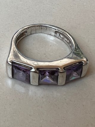 Anillo Plata T18 Amatista