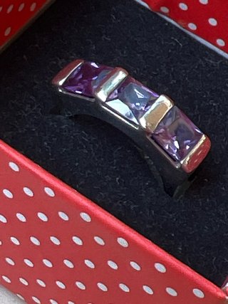 Anillo Plata T18 Amatista