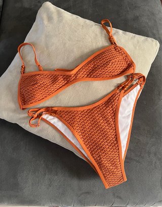 Bikini arancione/ruggine taglia L