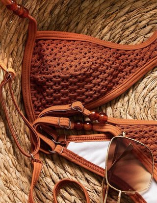Bikini arancione/ruggine taglia L