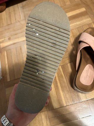 Sandalias rosas Cuña