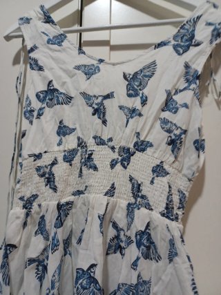 Vestido Verano Estampado Pájaros