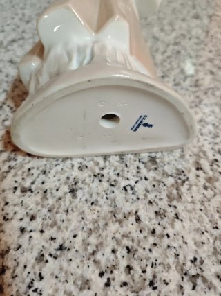 Figura Lladró Porcelana Mujer con Cesta