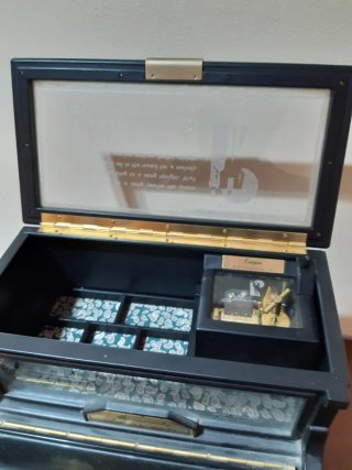 Caja Música Joyero Piano Discretion