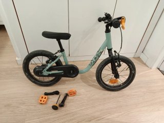 Bici aluminio 14 Decathlon
