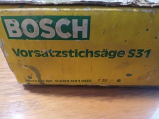 Accesorio Sierra de calar Bosch S31
