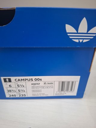 Adidas Campus 00s Gris Talla 38.5