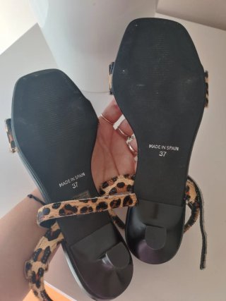 Sandalias animal print talla 37