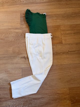 Conjunto Pedro del Hierro verde y blanco