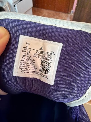 Air Jordan 1 Low Court Purple