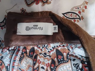 Camisa sin mangas con estampado paisley
