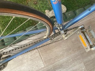 Bicicleta Clásica Peugeot Otero Azul.