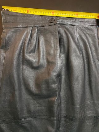 Gonna lunga in vera pelle vintage