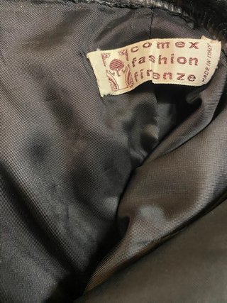 Gonna lunga in vera pelle vintage