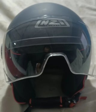 Casco Moto NZI Vintage Talla S Negro