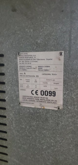 Horno a gas industrial