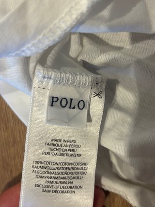 Maglietta Polo Ralph Lauren bianca XL