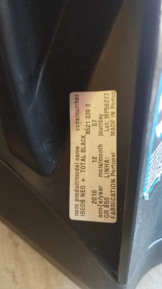 Seggiolino auto Bebè Confort nero