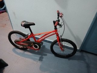 Bicicleta infantil California roja