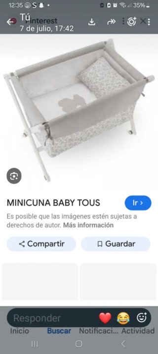Minicuna Baby Tous